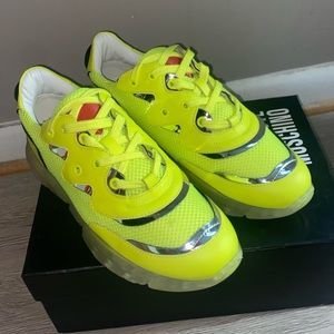 Neon Yellow Love Moschino Sneakers